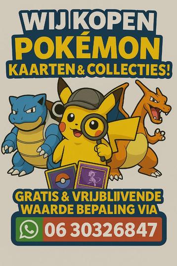 Gezocht! Pokémon kaarten & collecties!  beschikbaar voor biedingen