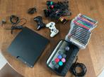 Sony Playstation 3 Slim + games, Ophalen, Met 2 controllers, 120 GB, Slim