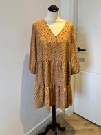 ZGAN mosterd bruin stip Zara Pieces jurk 3/4 mouw a-lijn, Bruin, Zara, Ophalen of Verzenden, Zo goed als nieuw