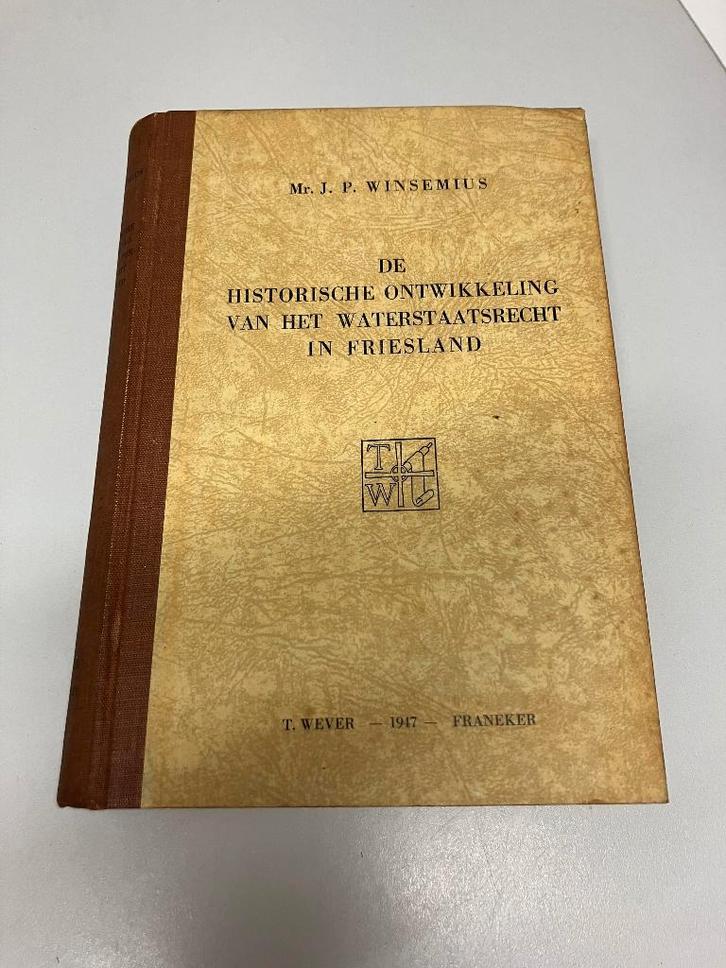 Historische ontwikkeling waterschapsrecht Friesland, Boeken, Geschiedenis | Stad en Regio, Gelezen, Ophalen of Verzenden