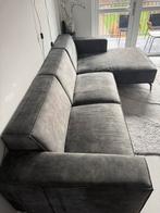 Luxe Adore Hunter Fluweel Bankstel met Loungedeel, Huis en Inrichting, Banken | Bankstellen, Ophalen, Gebruikt, Hoekbank, Stof