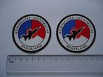 sticker oud F16 vliegtuig KLU Luchtmacht leger f-16 retro nl, Ophalen of Verzenden, Zo goed als nieuw, Bedrijf of Vereniging