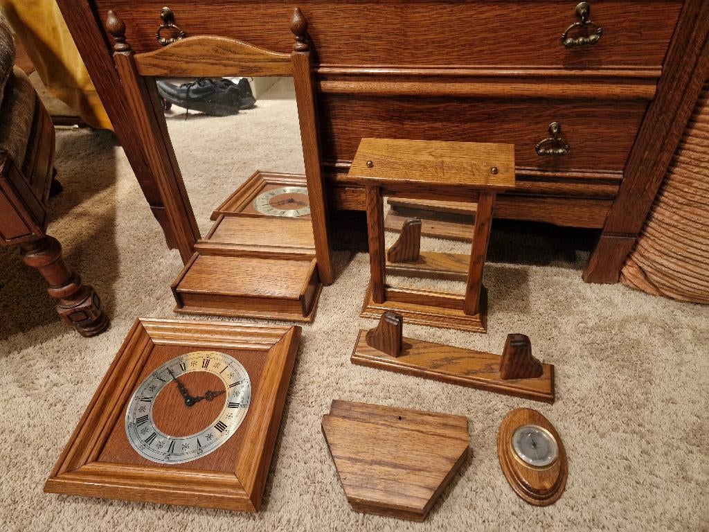 Eikenhouten accessoires Meubelfabriek Oisterwijk, Huis en Inrichting, Ophalen of Verzenden, Gebruikt