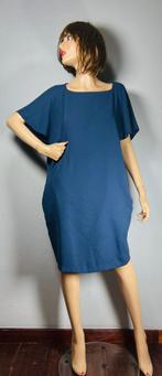 Pois jurk 38/40 blauw, Maat 38/40 (M), Blauw, Ophalen of Verzenden, Knielengte
