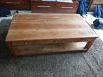 Salon tafel met 3 laatjes, Huis en Inrichting, Tafels | Salontafels, Ophalen, Gebruikt, 100 tot 150 cm, 50 tot 100 cm