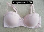 NIEUW Voorgevormde BH zachtrose mt 75A met kant randje, Ophalen, Zwart, BH
