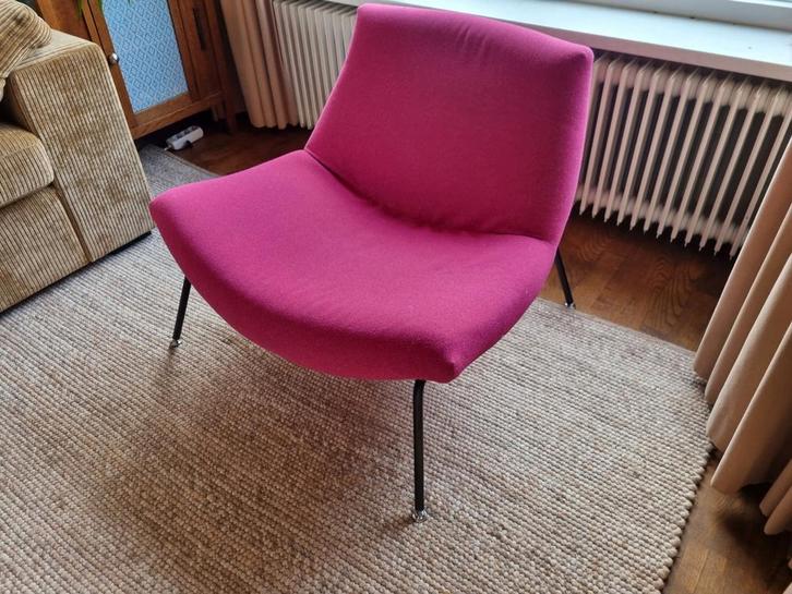 Topform Grippa Stoel - Zwart Onderstel, Huis en Inrichting, Fauteuils, Zo goed als nieuw, Metaal, Stof, 50 tot 75 cm, Minder dan 75 cm