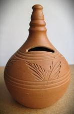 Kleipot~Spaarpot~Keramiek Spaarpotje~Handgemaakt, Ophalen of Verzenden, Zo goed als nieuw, Steen, Aardewerk of Keramiek, Overige thema's