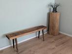 Walnoot bankje, Huis en Inrichting, Banken | Bankstellen, Ophalen, Minder dan 75 cm, Minder dan 150 cm, Hout