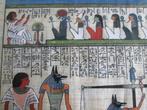 Egyptische handgschilderde papyrus ., Ophalen