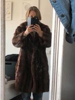 Echte bontjas, Ophalen, Zo goed als nieuw, Maat 38/40 (M), Bruin
