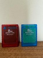 Sony PS2 Memory Card 8MB - Blauw & Rood, Ophalen of Verzenden, Gebruikt