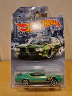 Hotwheels 70 Pontiac GTO Judge groen (kaart beschadigd), Ophalen of Verzenden, Nieuw