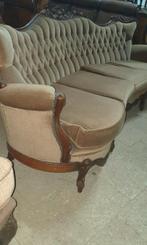Chesterfield lodewijk barok bankstel met fauteuils, Antiek en Kunst, Antiek | Meubels | Stoelen en Banken, Ophalen