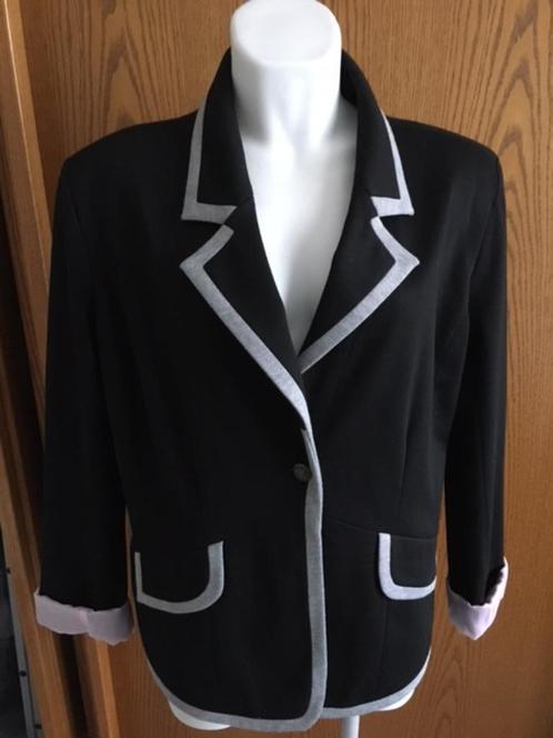 Promiss zwart jasje maat xxl, 46, Kleding | Dames, Jasjes, Kostuums en Pakken, Zo goed als nieuw, Jasje, Maat 46/48 (XL) of groter