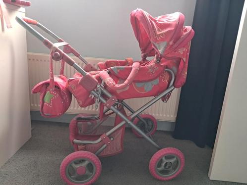 Roze kinderwagen met draagtas en luiertas van bayer, Kinderen en Baby's, Kinderwagens en Combinaties, Gebruikt, Kinderwagen, Overige merken