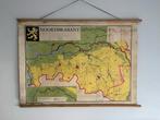 Oude schoolkaart Noord-Brabant, Antiek en Kunst, Antiek | Schoolplaten, Ophalen of Verzenden, Aardrijkskunde