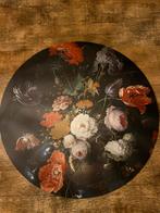 Muurcirkel Bloemenstilleven 60cm, Huis en Inrichting, Ophalen, 50 tot 75 cm, 50 tot 75 cm, Print