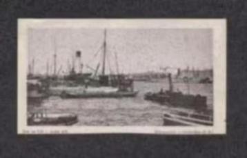 Kalenderplaatje Rotterdam Maasgezicht Schepen 1910. beschikbaar voor biedingen