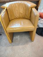 Rolf Benz Leren Stoel - Tijdloos Design, Huis en Inrichting, Fauteuils, Ophalen, Gebruikt, Minder dan 75 cm, Leer