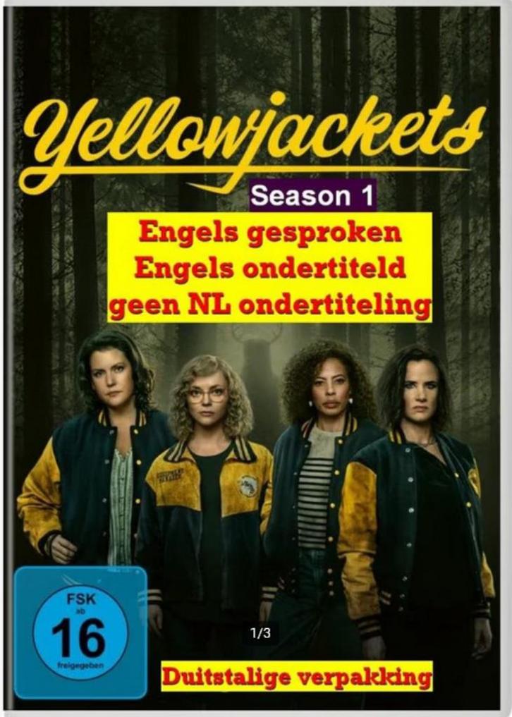 Yellowjackets - Season 1 (ENGELS,DUITS HOESJE, ENGELSE O.T!), Cd's en Dvd's, Dvd's | Avontuur, Gebruikt, Boxset, Vanaf 16 jaar