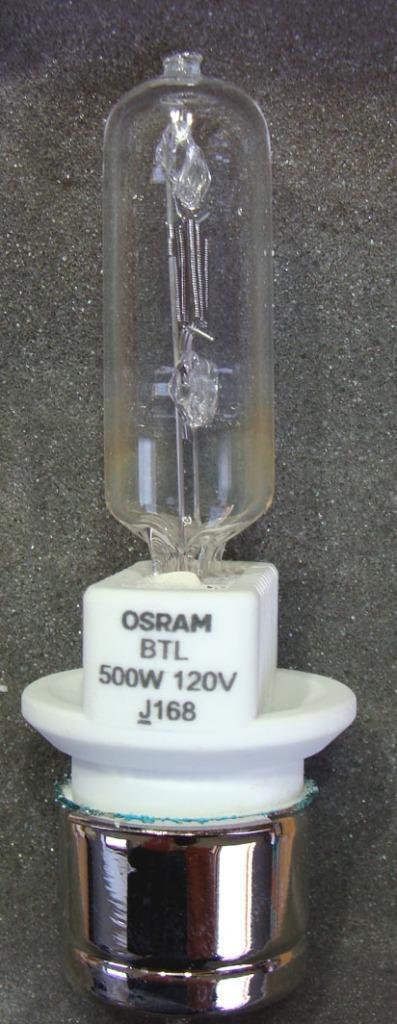2 nieuwe OSRAM BTL 500W-120V Halogeenlampen voet P28S, 54685, Audio, Tv en Foto, Filmrollen, 16mm film, Ophalen