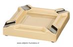 CASETI MERK SIGAAR ASBAK 20 CM CREME KERAMIEK         sab11, Verzenden, Nieuw, Asbak