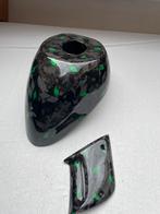 Forged carbon groen sp voorspatbord set zip, Ophalen of Verzenden