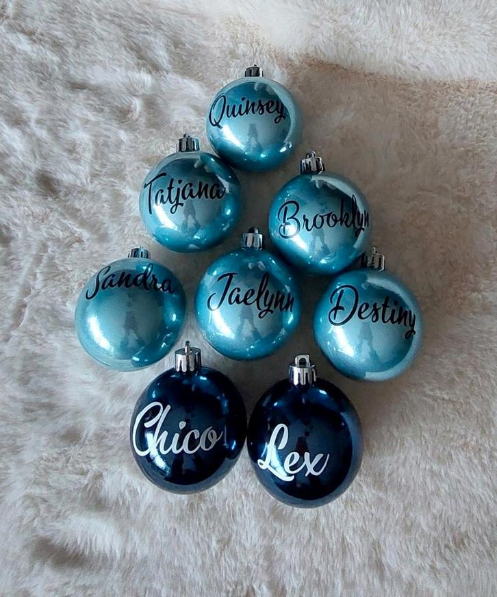 Kerstbal met tekst of naam naar keuze., Diversen, Kerst, Nieuw, Ophalen
