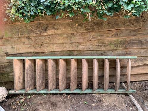 Stalen trap met houten treden – 3 meter lang, Doe-het-zelf en Verbouw, Ladders en Trappen, Gebruikt, Trap, 2 tot 4 meter, Ophalen