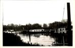 Dordrecht - Foto (kaart) - Park - Woonboot, Ophalen of Verzenden, 1940 tot 1960, Ongelopen, Zuid-Holland