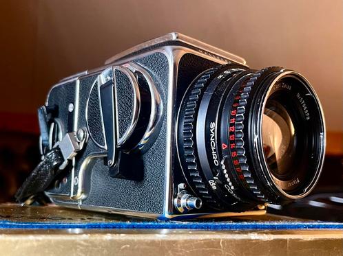 Hasselblad 500C/M Limited Edition incl. Planar 80mm, Audio, Tv en Foto, Fotocamera's Analoog, Gebruikt, Spiegelreflex, Overige Merken
