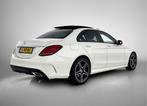 Mercedes-Benz C-Klasse 180 AMG-line | Night pakket | Panoram, Automaat, 12 maanden, Zwart, Wit