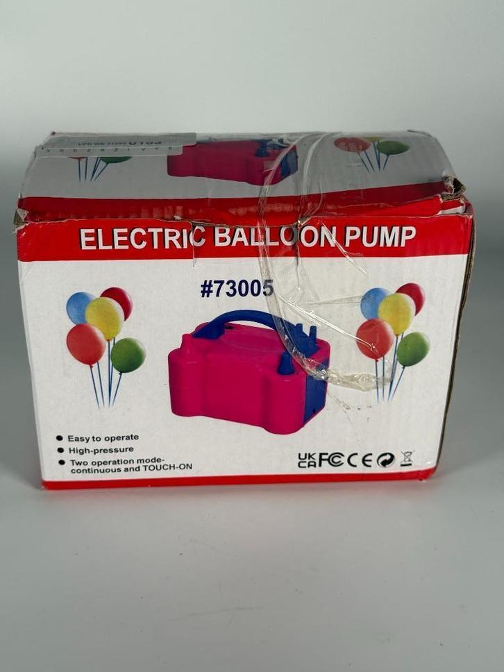 Electric balloon pump, Hobby en Vrije tijd, Feestartikelen, Nieuw, Versiering, Verjaardag, Ophalen of Verzenden