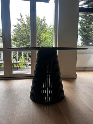 Eettafel Kave Home - Jeanette 120 cm zwart beschikbaar voor biedingen