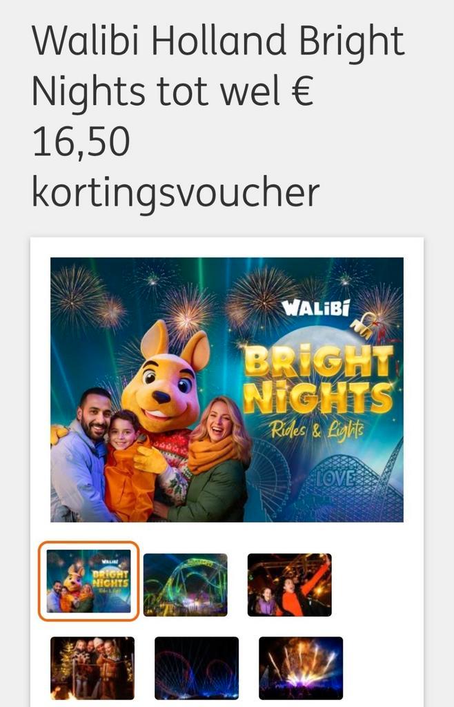 Tot 16,50 korting walibi, Tickets en Kaartjes, Recreatie | Pretparken en Attractieparken, Eén persoon, Kortingskaart