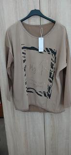 Bruin shirtje met leuke tekst simply perfect een maat, Ophalen of Verzenden, Nieuw, Bruin