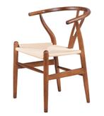 3 Wishbone stoelen - Walnoot, Huis en Inrichting, Drie, Bruin, Zo goed als nieuw, Hout