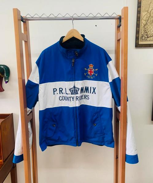 Vintage Ralph Lauren reversible Jack XXL- zgan!, Kleding | Heren, Jassen | Zomer, Zo goed als nieuw, Maat 56/58 (XL), Blauw, Ophalen of Verzenden