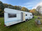 Grote caravan Knaus Azur ‘92. Tijdelijke woning?, Caravans en Kamperen, Caravans, Rondzit, Ringverwarming, Particulier, Knaus