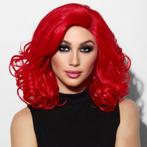 Lace front Diva / Drag pruik groot volume Reagan Firecracker, Verzenden, Nieuw, Pruik of Haarverlenging