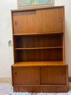 Vintage teakhouten kast met schuifdeuren, Ophalen, O, O, O