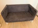 Ikea KNOPPARP 2-seater Sofa - Grijs, Ophalen, Gebruikt, Tweepersoons, 75 tot 100 cm