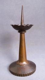 Om 1920 - 1930 Amsterdamse School Kandelaar Penkandelaar, Ophalen of Verzenden, Koper of Brons