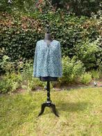 Blauw-groene blouse van ba&sh (maat 3), Kleding | Dames, Blouses en Tunieken, Maat 38/40 (M), Blauw, Ophalen of Verzenden, Zo goed als nieuw