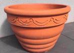 Grote 45cm oud Hollandse kwaliteit zware terracotta pot, Tuin en Terras, Bloempotten, 40 cm of meer, Rond, Zo goed als nieuw, Minder dan 40 cm