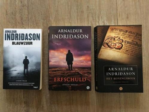 3 historische thrillers van Arnaldur Indridasson, Boeken, Thrillers, Gelezen, Scandinavië, Ophalen of Verzenden