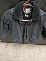 Spijkerjas zwart, Kinderen en Baby's, Kinderkleding | Maat 104, Ophalen of Verzenden, Gebruikt, Jongen, Jas