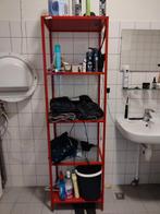 Metalen rek met glazen planken - Gratis!, Ophalen