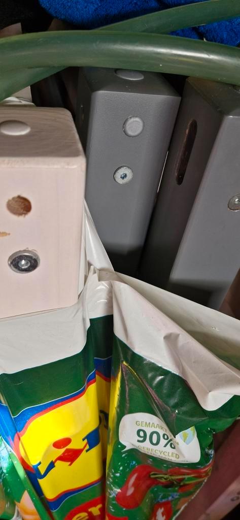half hoogslaper ties, Kinderen en Baby's, Kinderkamer | Stapelbedden en Hoogslapers, Gebruikt, Hoogslaper, Ophalen
